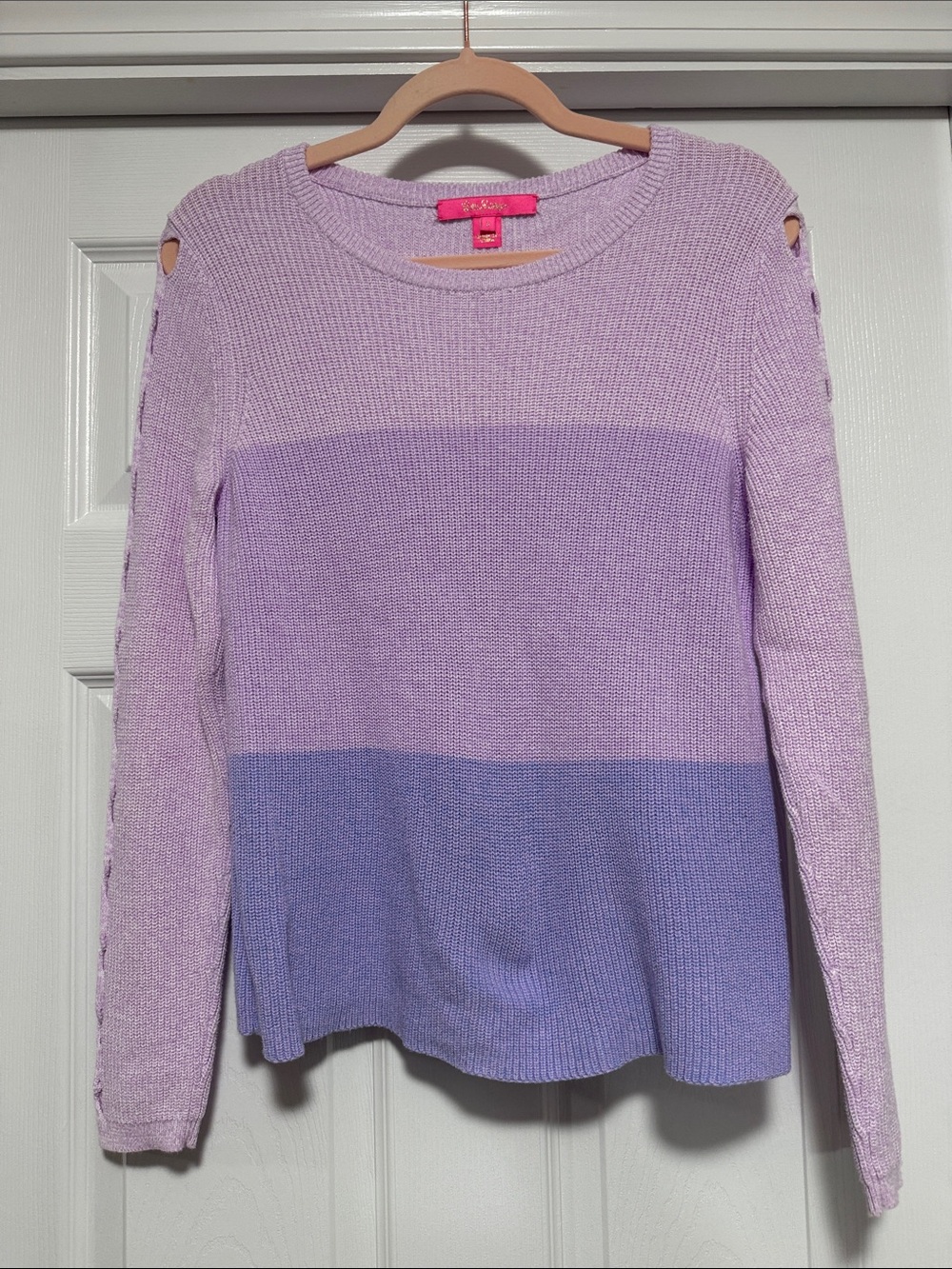 Lilly Pulitzer Lavender Ombre Crewneck Sweater